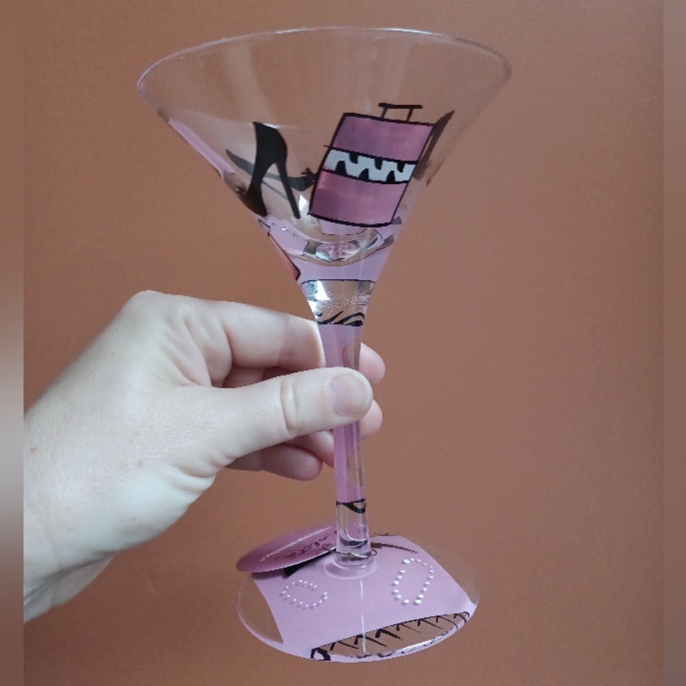 LOLITA "Shopaholic" Martini Glass